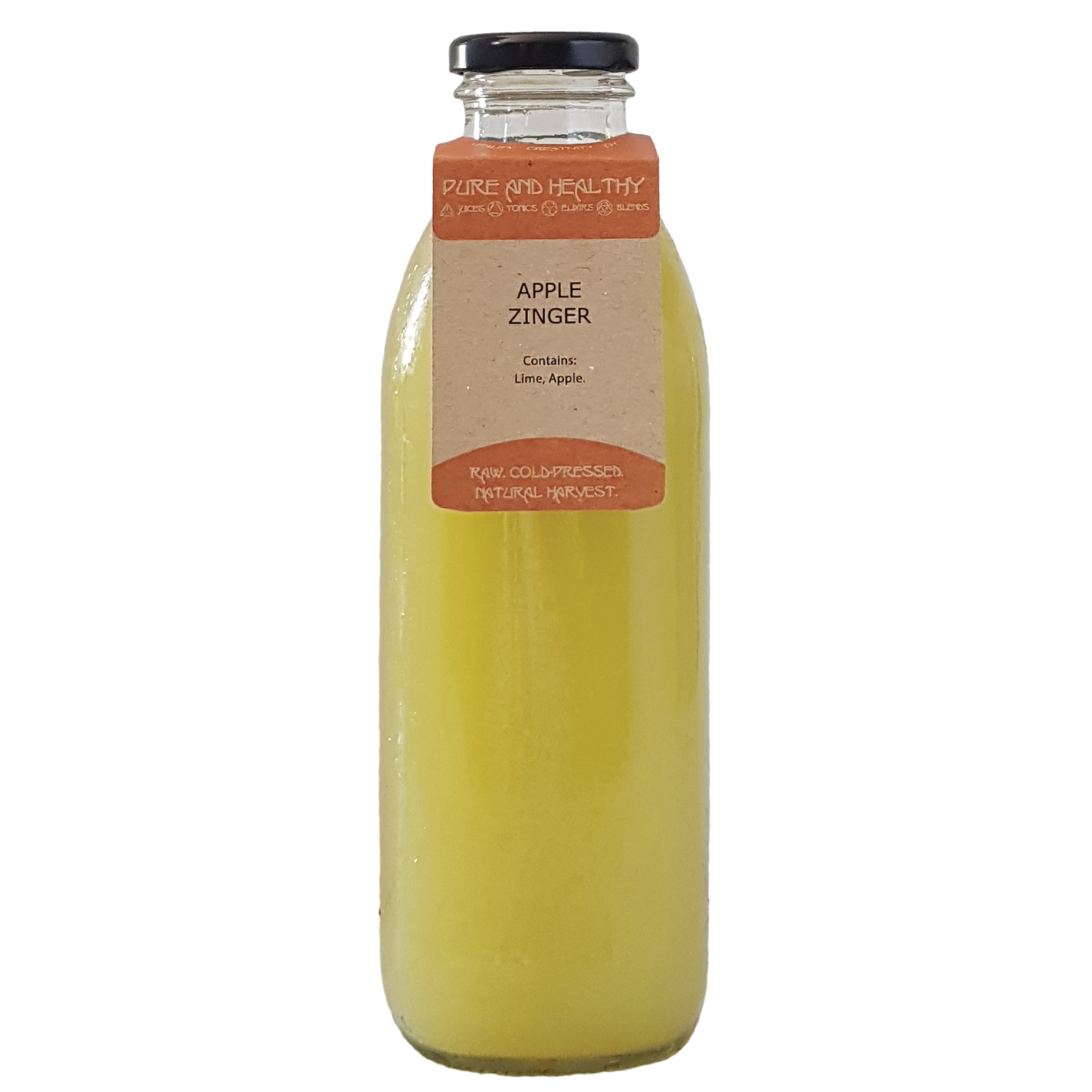 Glass bottle of Apple Zinger