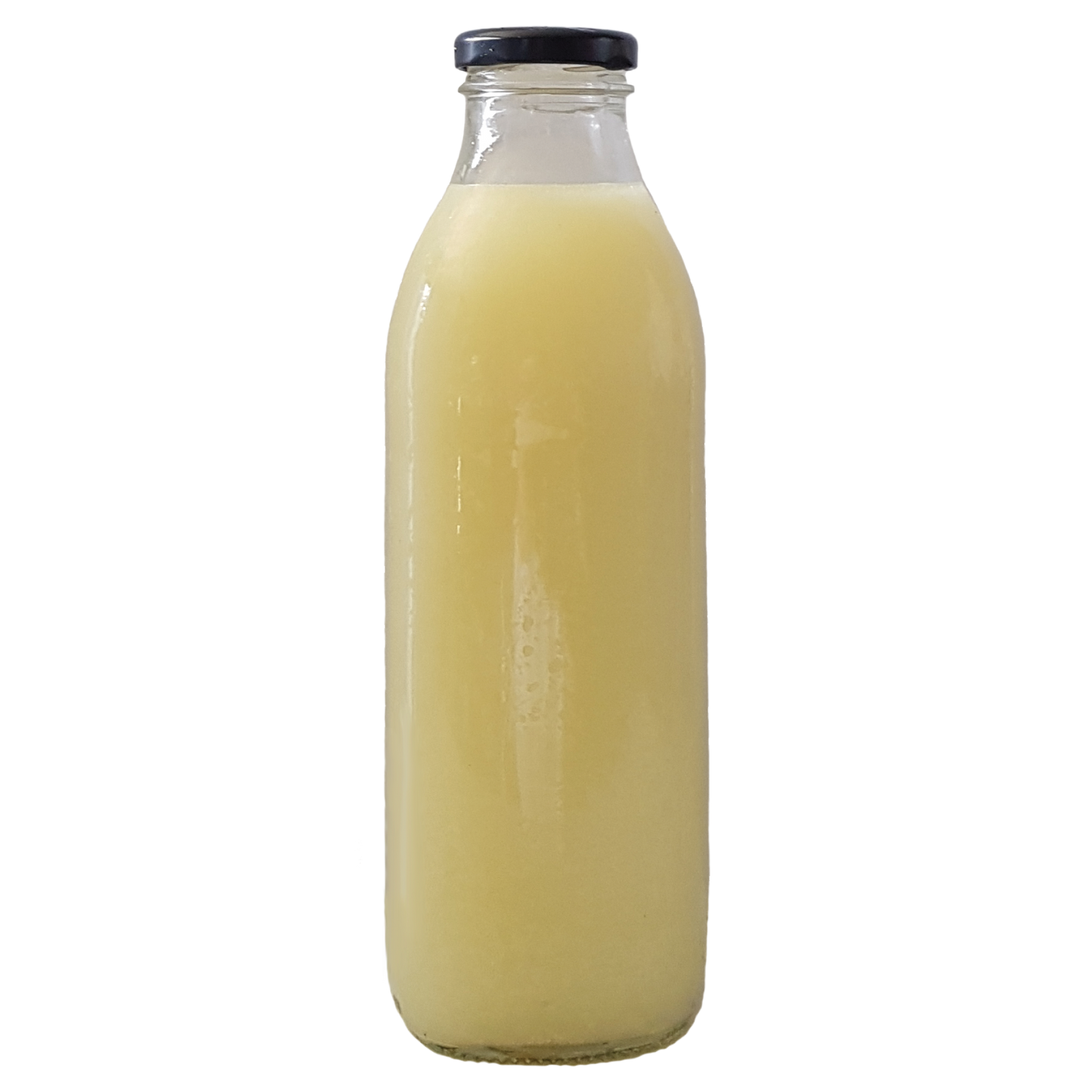 Glass bottle of Pure Lemon juice