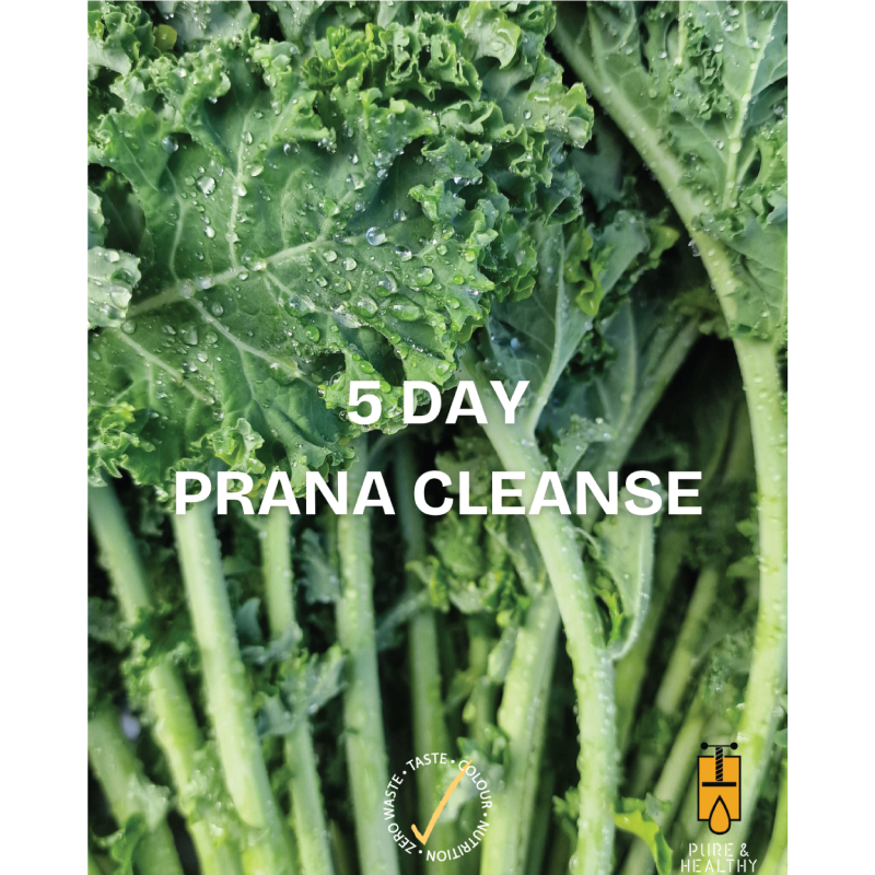5 Day Juice Cleanse. Close-up of green leafy vegetables.